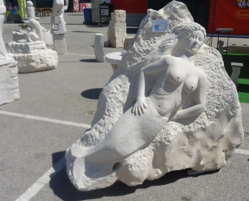 Mermaid & shell, photographic record