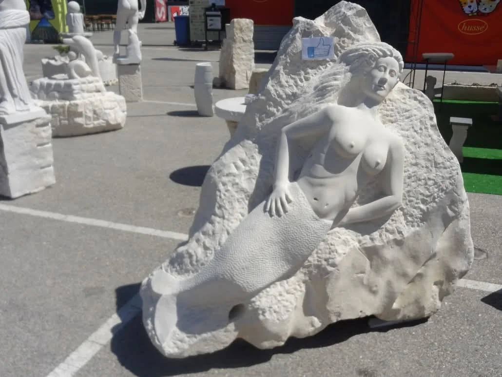 Mermaid & shell, photographic record